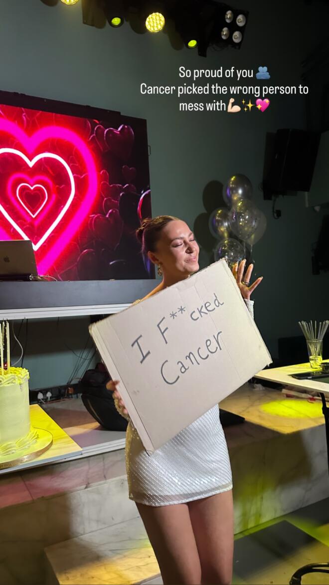 Εβελίνα Σκίτσκο: Ξεπέρασε Τον Καρκίνο Και Έκανε Πάρτι