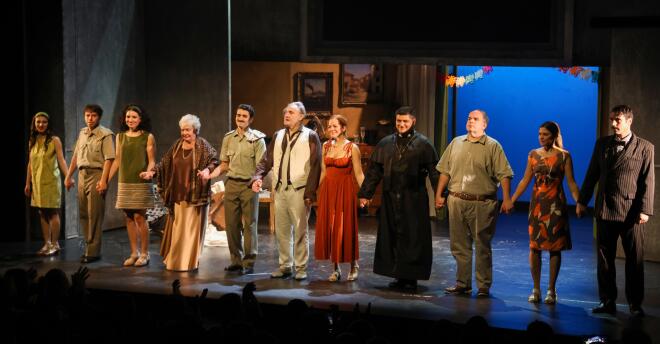 Η Μαριάννα Πουρέγκα στην πρεμιέρα της παράστασης Άρωμα γυναίκας/ NDP ΑΝΔΡΕΑΣ ΝΙΚΟΛΑΡΕΑΣ