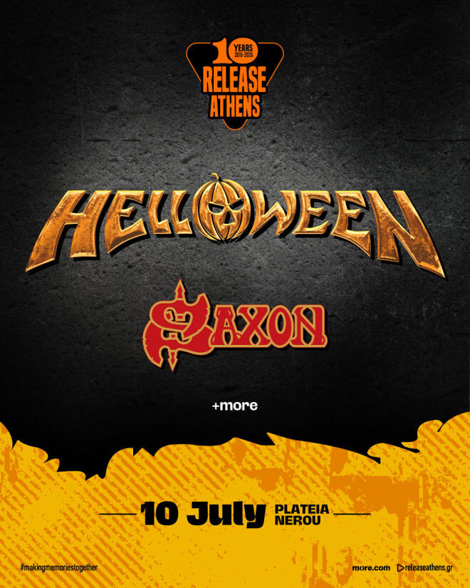 Release Athens 2026: Οι Saxon στην πλατεία Νερού