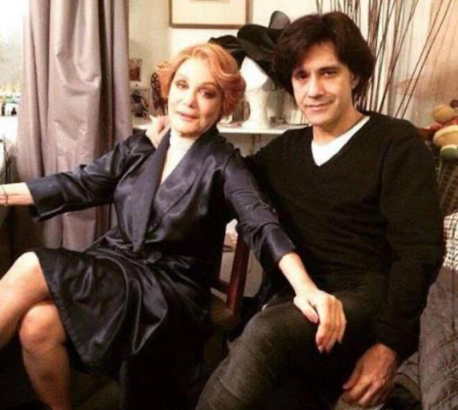 Ο Αλέξης Σταμάτης με τη μητέρα του, τη γνωστή ηθοποιό Μπέτυ Αρβανίτη 