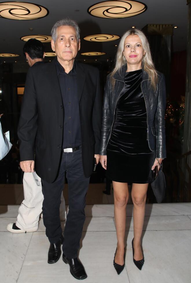Ο Θάνος Καληώρας με την σύζυγό του, Θωμαΐδα