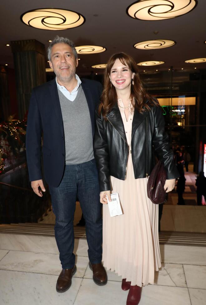 Ο Στέλιος Βλατάκης με την Ευγενία Δημητροπούλου 