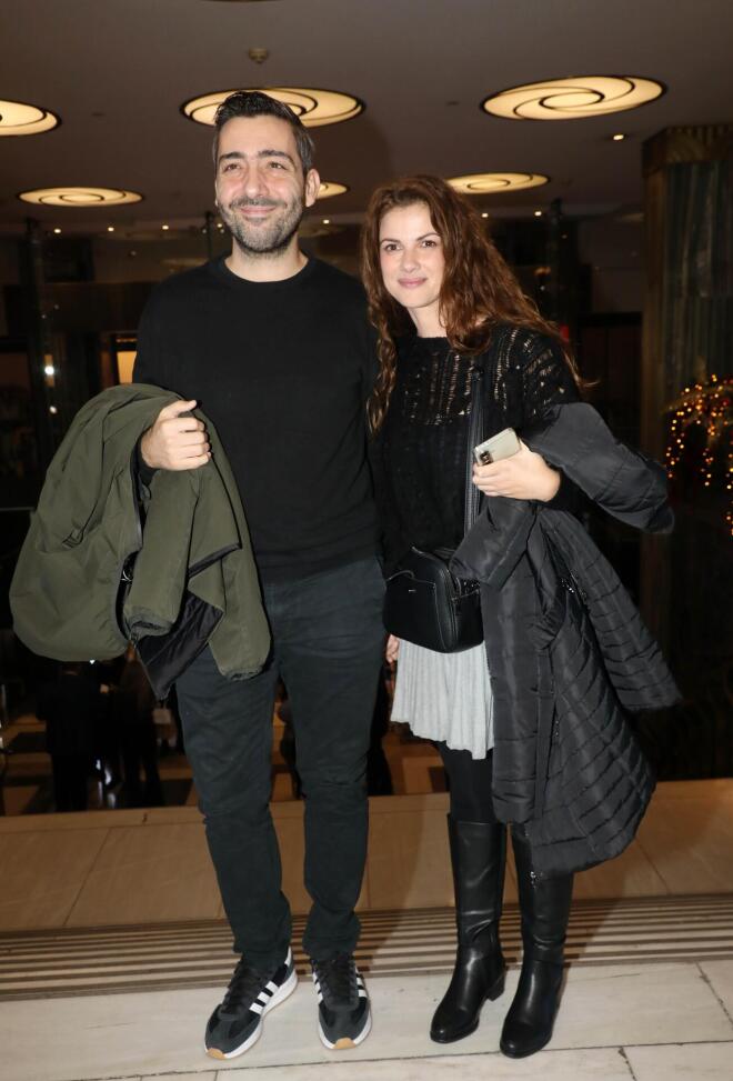 Ο Κωνσταντίνος Ασπιώτης με την Κωνσταντίνα Κλαψινού 