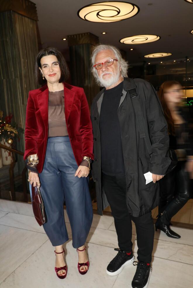 Η Εύα Νάθενα με τον Κώστα Λαμπρόπουλο