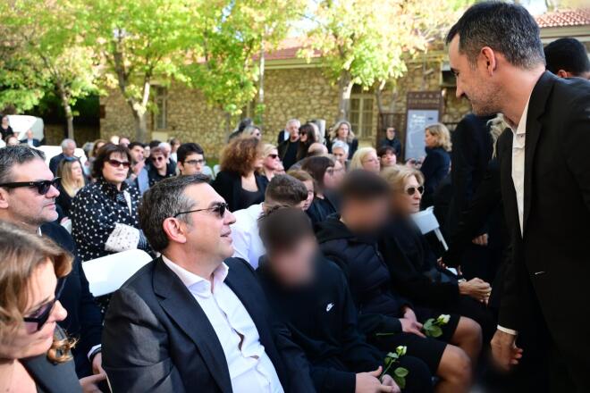 Τσίπρας κηδεία Φλαμπουράρη