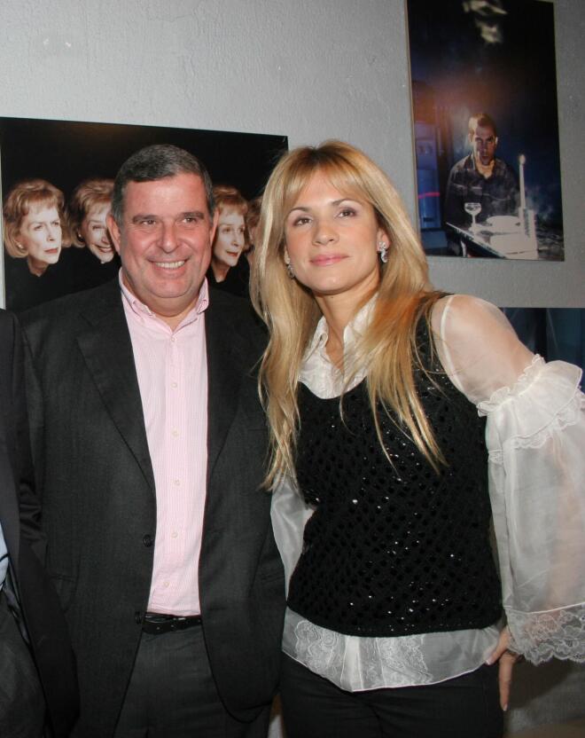 Ο Μαρινόπουλος με τη σύζυγό του