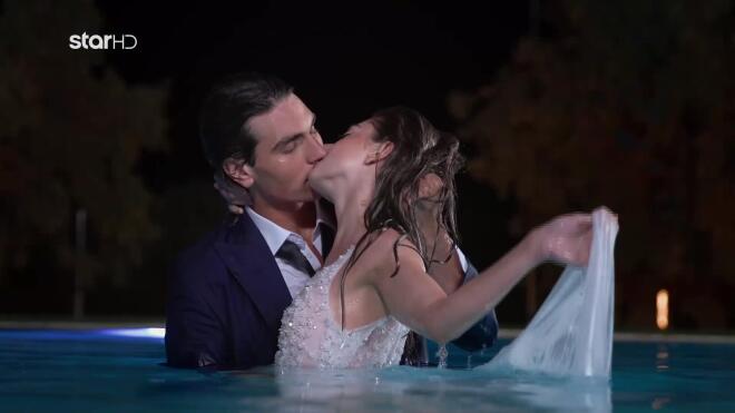 GNTM: Το φιλί που έδωσαν Ραφαηλία και Μιχάλης την ώρα της φωτογράφισης