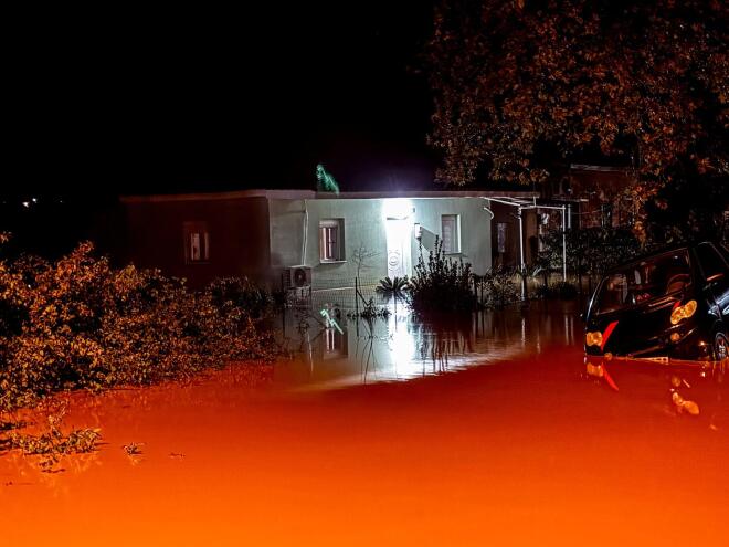 Υπερχείλιση του ποταμού Καλαμά στη Θεσπρωτία 
