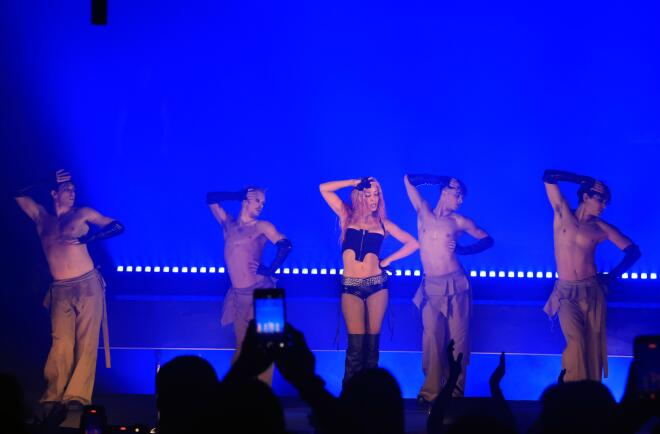 Η Ελένη Φουρέιρα στην πρεμιέρα της στο Lohan/ ΝDP ΝΙΚΟΣ ΖΟΤΟΣ