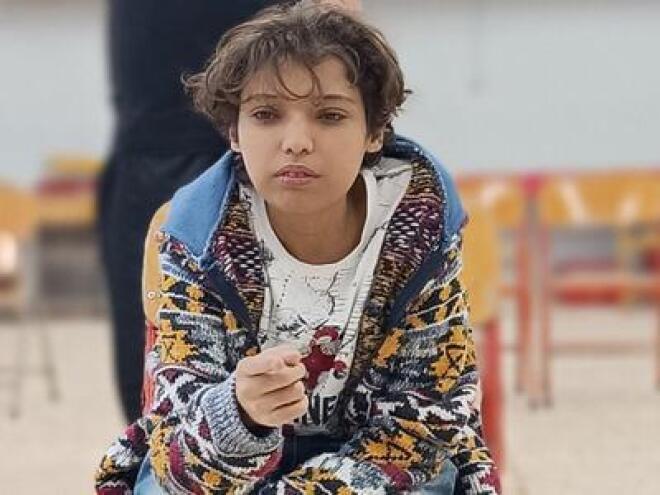 O Mάριος που πάσχει από το σύνδρομο Alagille