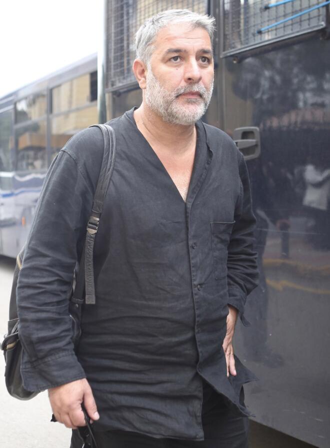 Ο Βασίλης Μπισμπίκης στη δικαστήρια της Ευελπίδων τον περασμένο Οκτώβριο