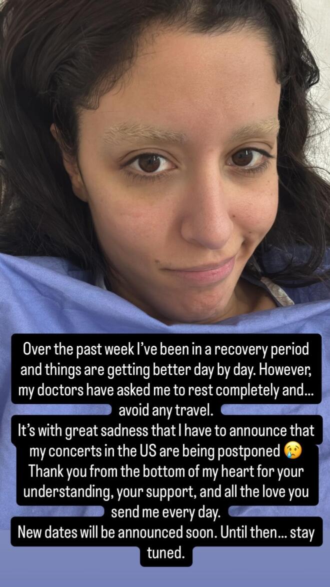 Μαρίνα Σάττι: «Βρίσκομαι σε περίοδο ανάρρωσης», έγραψε από το νοσοκομείο