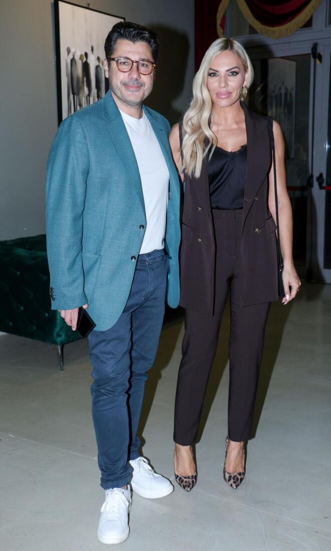 H Ιωάννα Μαλέσκου με τον συνάδελφό της Λάμπρο Κωνσταντάρα/ φωτογραφία από ndphoto.gr,  ΑΝΔΡΕΑΣ ΝΙΚΟΛΑΡΕΑΣ