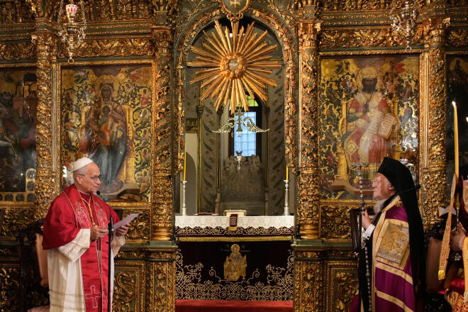 Πατριάρχης Βαρθολομαίος - Πάπας Λέων