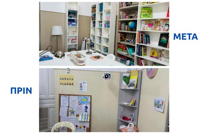 Μαζί για το Παιδί: Δημιουργία βιβλιοθηκών σε φορείς παιδικής προστασίας