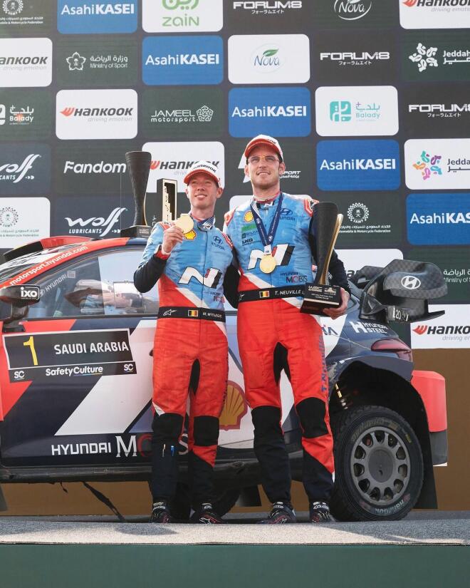 Hyundai: Διπλό βάθρο στο ράλι Σαουδικής Αραβίας