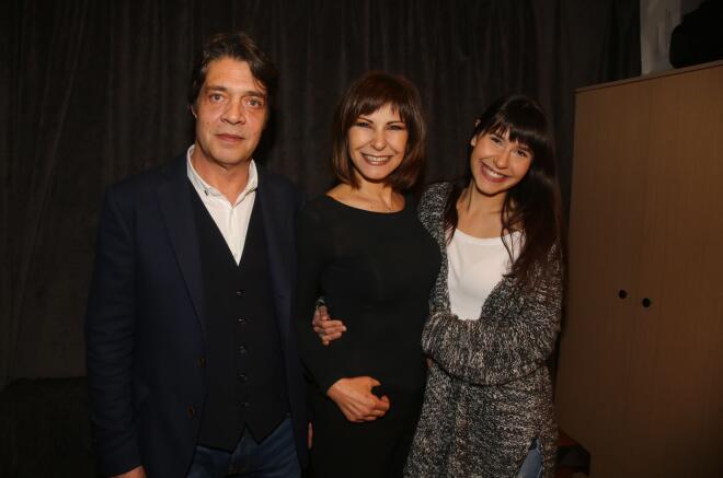 Η Κωνσταντίνα με τον πρώην σύζυγό της, Βασίλη Δουκάκη και την κόρη τους, Χριστίνα, το 2017/ NDP