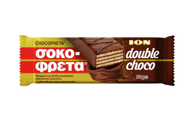Σοκοφρέτα Double Choco: Διπλή σοκολάτα ΙΟΝ, διπλή σοκολατένια απόλαυση!