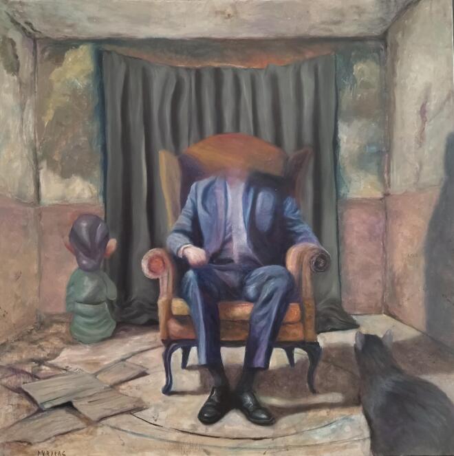 Aleister,  80x80 cm, 2025