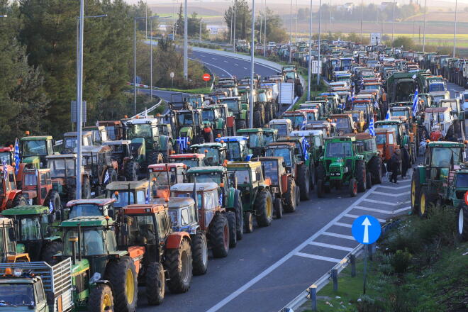 Τρακτέρ στη Λάρισα