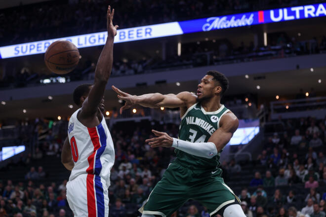 Ο Γιάννης Αντετοκούνμπο υπέστη τραυματισμό/ φωτογραφία από apimages 