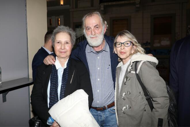 Μιχάλης Αεράκης με τη σύζυγό του & την αδερφή του/ NDP ΕΛΛΗ ΠΟΥΠΟΥΛΙΔΟΥ