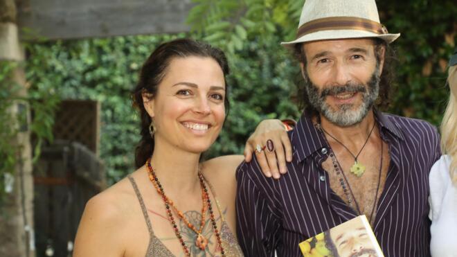 Η Άννα Δημητρίεβιτς με το σύζυγό της, Θανάση Ευθυμιάδη