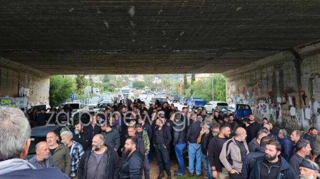 Μπλόκα και στα Χανιά 