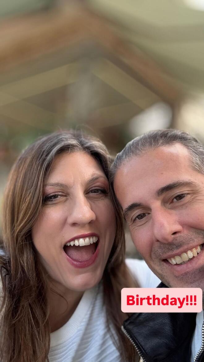Ζωή Κωνσταντοπούλου: Γιόρτασε τα γενέθλιά της με τον Διαμαντή Καραναστάση