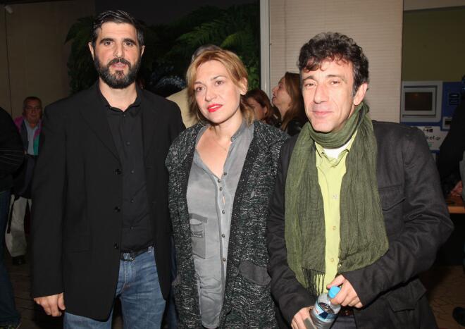 ιώργος Γάλλος- Μαρία Ζορμπά- Μανώλης Μαυροματάκη στην πρεμιέρα της ταινίας «Ο Εχθρός μου», το 2008