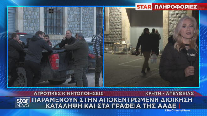 Ηράκλειο Κρήτης: Κατάληψη στην Αποκεντρωμένη Διοίκηση και στα γραφεία της ΑΑΔΕ