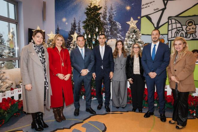 Ο Άδωνις Γεωργιάδης στο Ογκολογικό Νοσοκομείο Παίδων «Μαριάννα Β. Βαρδινογιάννη-ΕΛΠΙΔΑ»