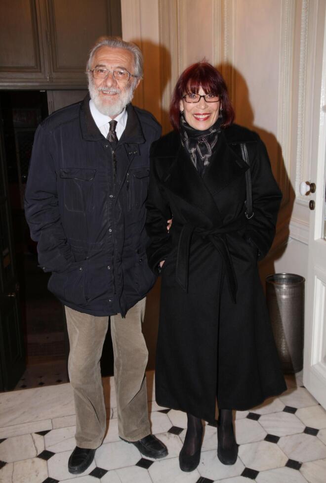 Ο Γιάννης Σμαραγδής με τη σύζυγό του, Ελένη / NDP Photo Agency