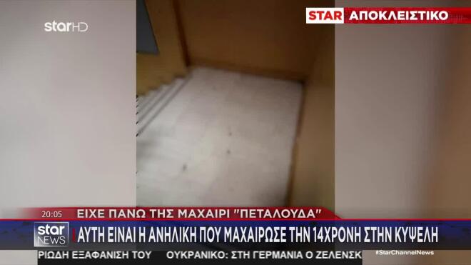 Αυτά είναι τα αίματα στο πάτωμα από το αδιανότητο επεισόδιο.