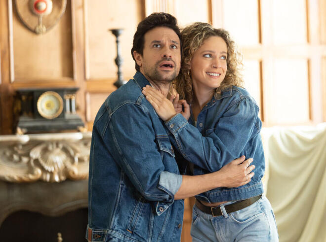 Ο Ορφέας Αυγουστίδης με την Έλλη Τρίγγου στα Φαντάσματα