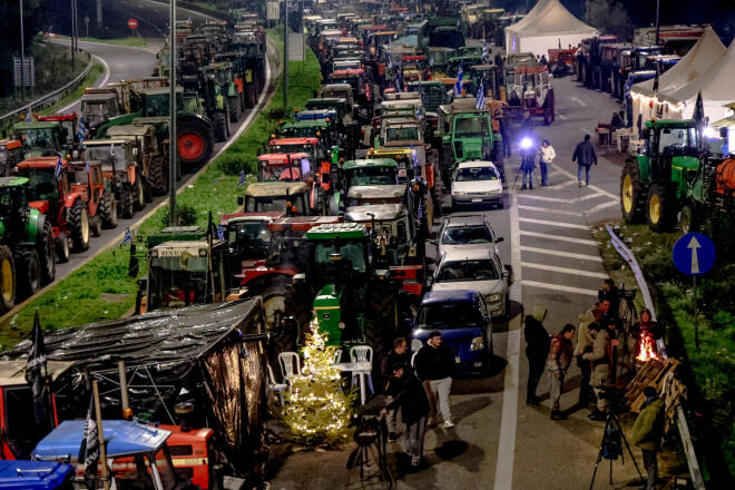 μπλόκα αγρότες 1