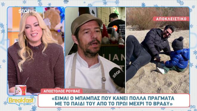 Απόστολος Ρουβάς: Άνοιξε πιτσαρία στην Ηλιούπολη- Τι είπε για τον γιο του