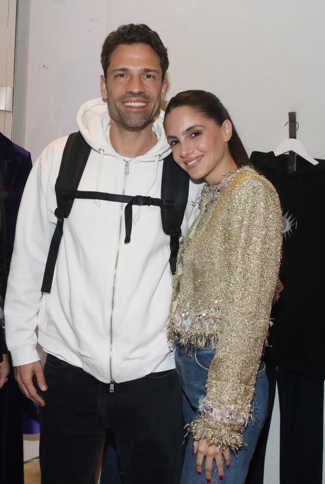 Kωνσταντίνος Αργυρός - Αλεξάνδρα Νίκα στην παρουσίαση της συλλογής της με pyjamas/ ΝDP ΝΙΚΟΣ ΔΡΟΥΚΑΣ