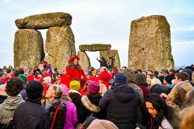 το χειμερινό ηλιοστάσιο στο Στόουνχεντζ