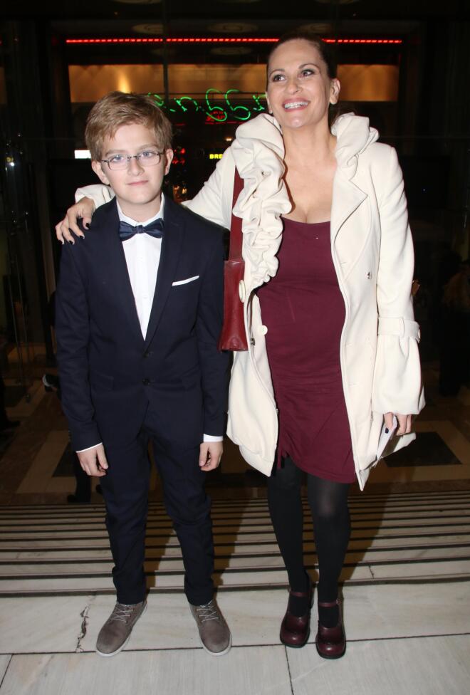 Η Θεοφανία Παπαθωμά με τον γιο της, Αχιλλέα, το 2018/ NDP