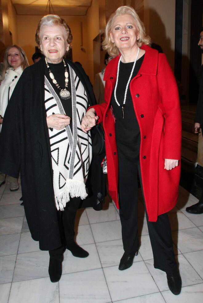 Η Έλενα Ακρίτα με τη μητέρα της, Σύλβα, το 2014/ NDP