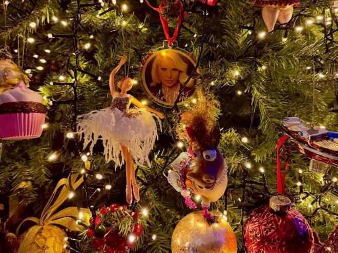 Η παρουσιάστρια έχει χριστουγεννιάτικη μπάλα με το... πρόσωπό της! /Φωτογραφία Instagram