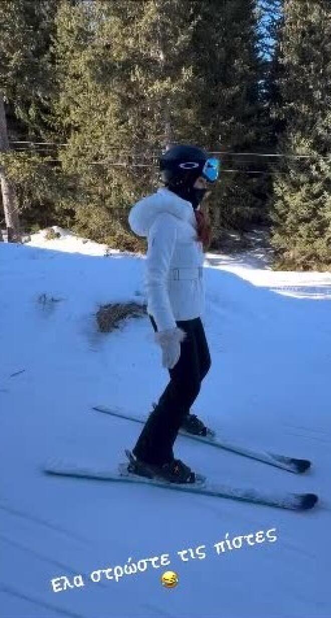 Σίσσυ Χρηστίδου: Στις Γαλλικές Άλπεις με τους γιους της