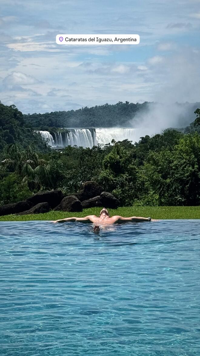 Αθηνά Οικονομάκου - Μπρούνο Τσερέλα: Πρωτοχρονιά στην Αργεντινή!