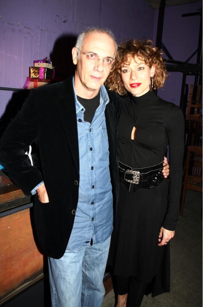 Η Ζέτα Δούκα και ο Γιώργος Κιμούλης σε εμφάνισή τους το 2007/ φωτογραφία από ndpphoto.gr