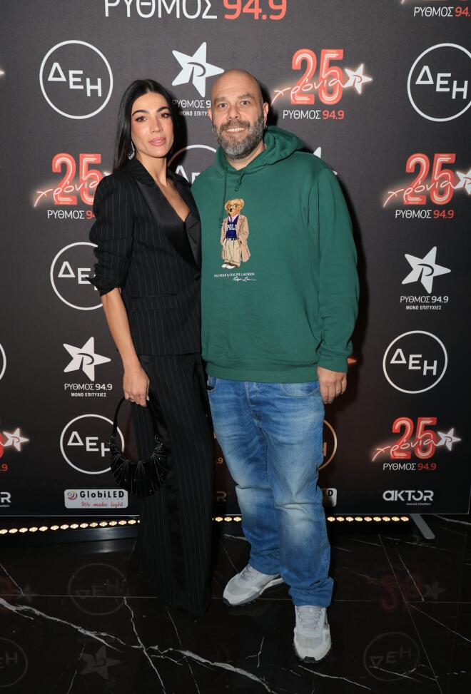 Η Ήβη Αδάμου με τον Μιχάλη Κουινέλη / NDP Photo Agency