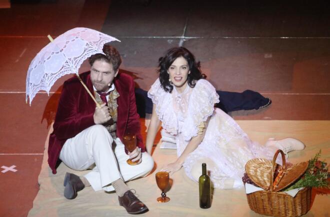 Δημήτρης Λάλος και Μαριλίτα Λαμπροπούλου/ φωτογραφία από ndpphoto.gr