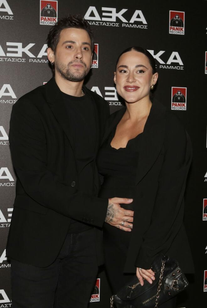 Αναστάσιος Ράμμος με την εγκυμονούσα σύζυγό του, Έφη/ NDP ΠΑΝΑΓΙΩΤΗΣ ΚΟΥΦΑΛΕΞΗΣ