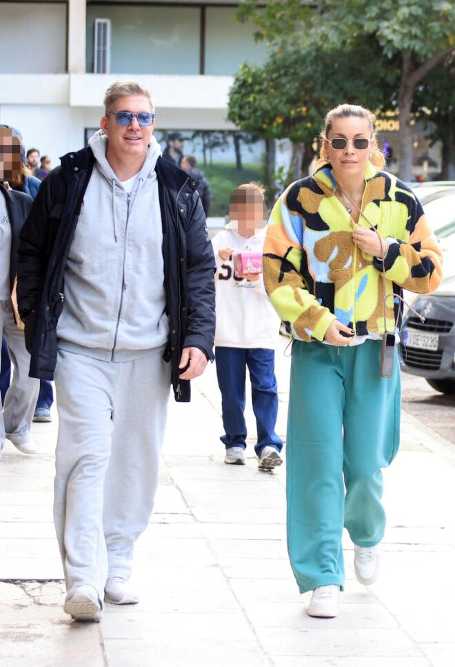 Η Μαριέττα Χρουσαλά και ο Λέοντας Πατίτσας/ φωτογραφία από ndpphoto.gr