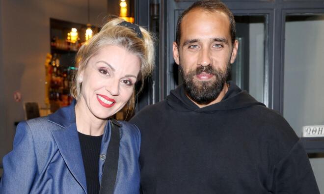 Ματίνα Νικολάου και ο Βασίλης Πορφυράκης/ φωτογραφία από ndpphoto.gr